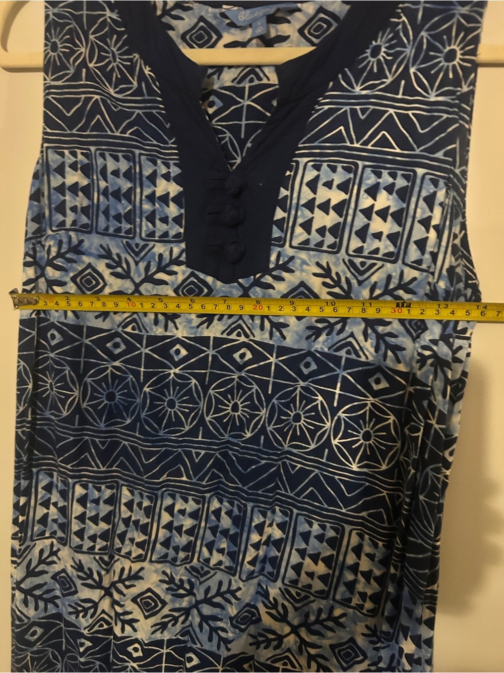Blue Ginger Batik Shift Dress - Picture 4 of 5